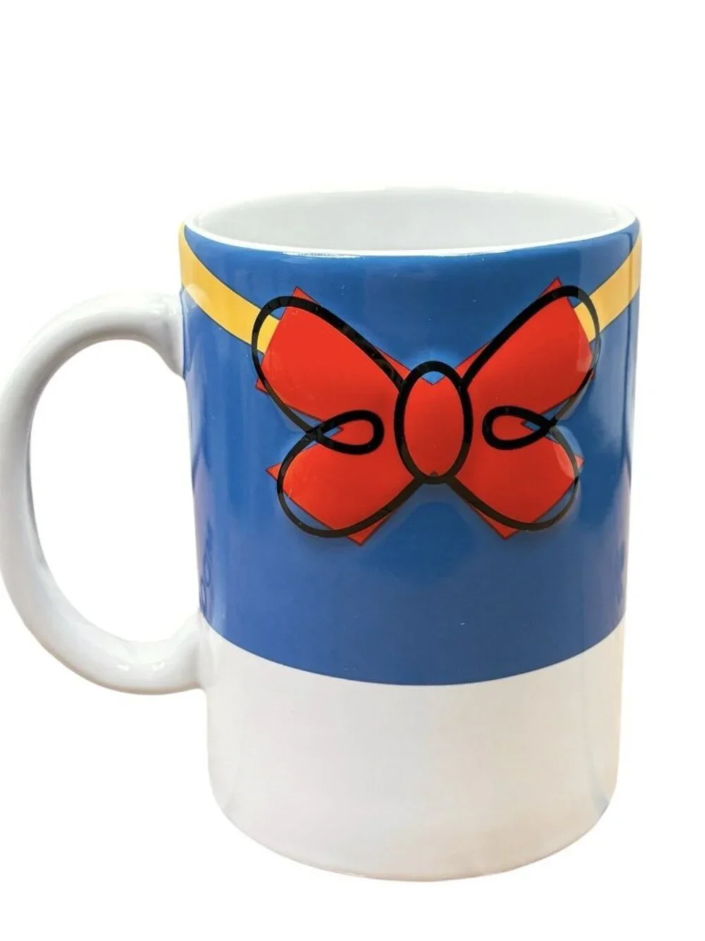 Disney Donald Duck Bow Sailor 16 Ounce Mug Disney Parks NEW Stoneware